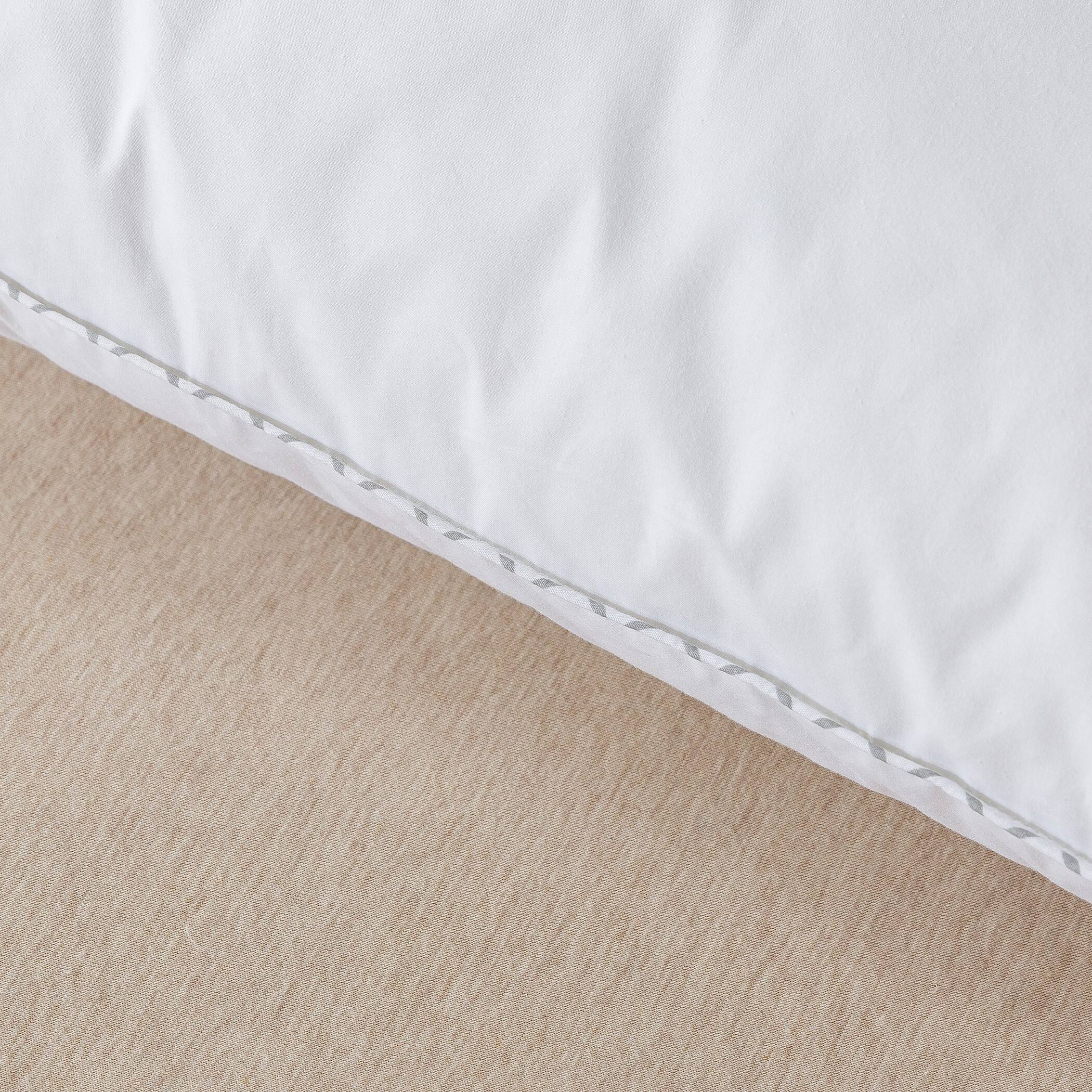Waverly Antimicrobial 233 Thread Count Cotton White Duck Down Pillow