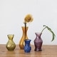 preview thumbnail 2 of 1, Debossed Glass Bud Vases