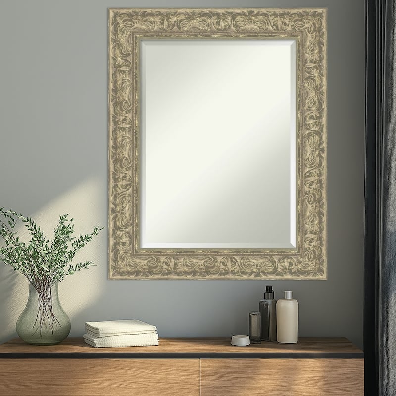 Luxe Beveled Framed Wall Mirror