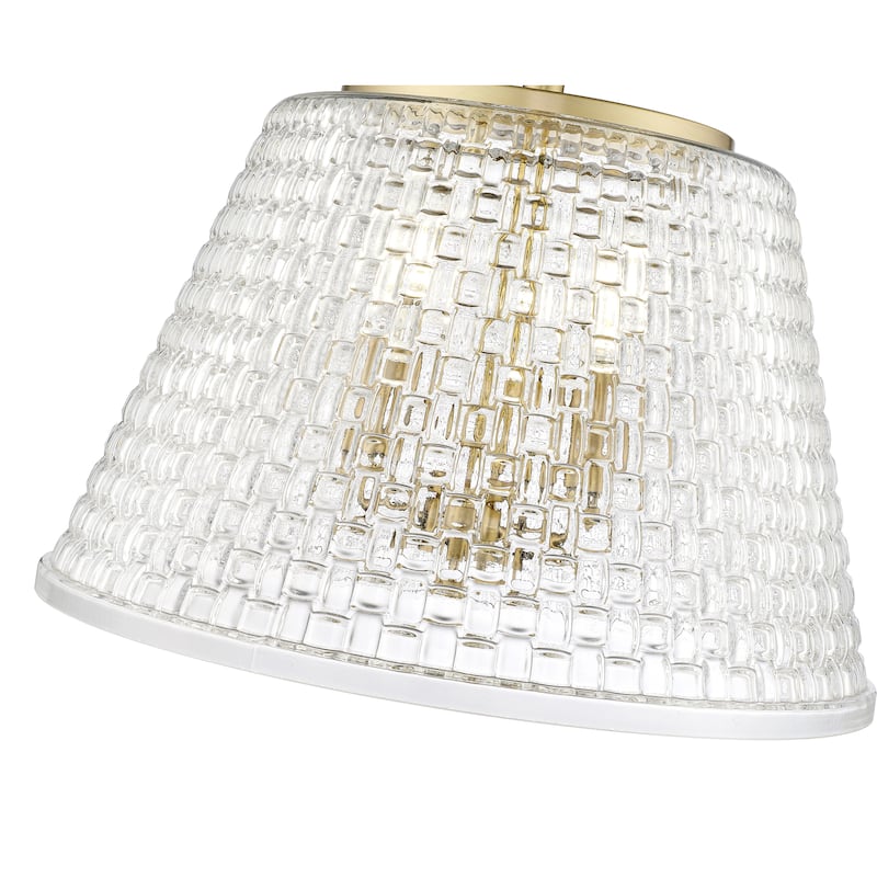 Saben 3-Light Semi-Flush Ceiling Mount