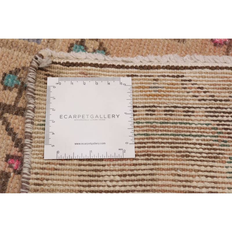 ECARPETGALLERY Hand-knotted Anatolian Vintage Beige Wool Rug - 4'6 x 7'5
