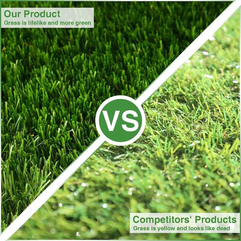 Kerrogee Synthetic Grass Artificial Lawn Area Rug