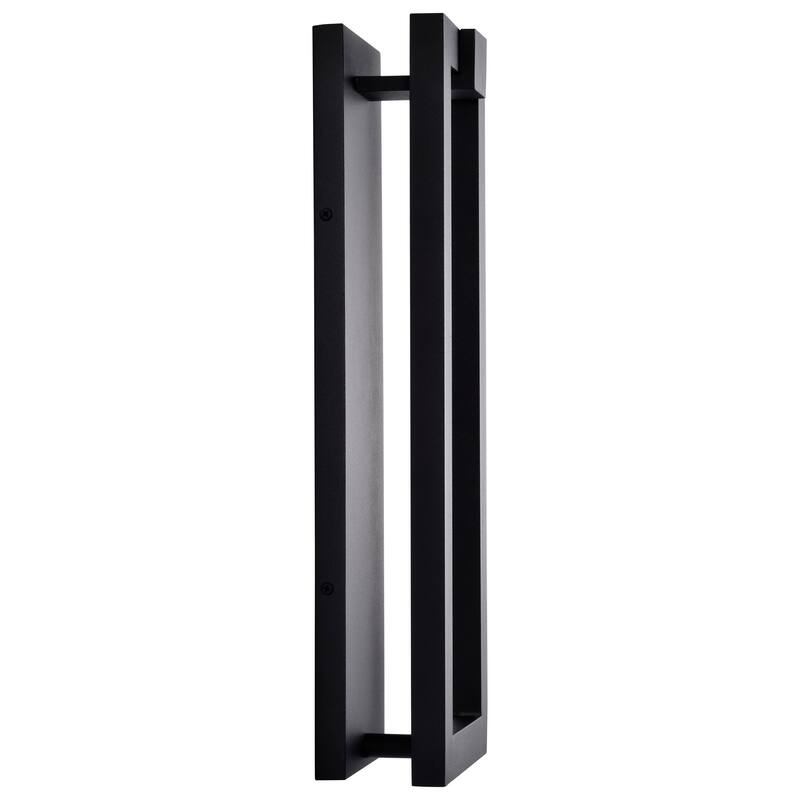 Crew 40 Watt 19 Inch LED Outdoor Sconce Sand Black Finish - Sand Black