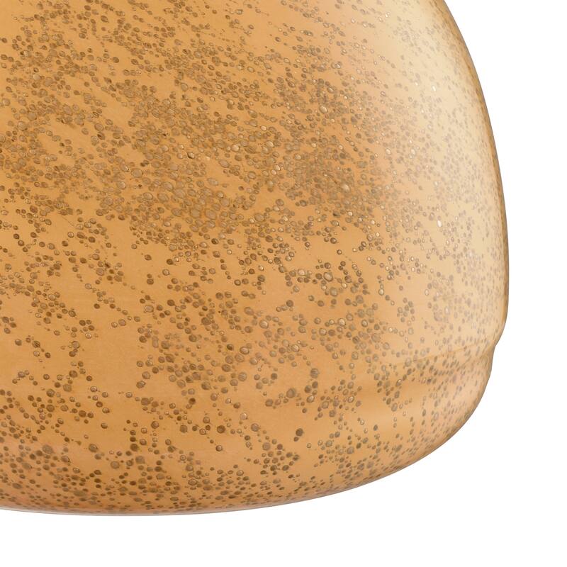 Elk Home Berk Orange Finish Glass 8 Inch Wide Vase