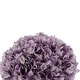 preview thumbnail 15 of 21, Faux Hydrangea in Small Black Cube Ceramic Vase