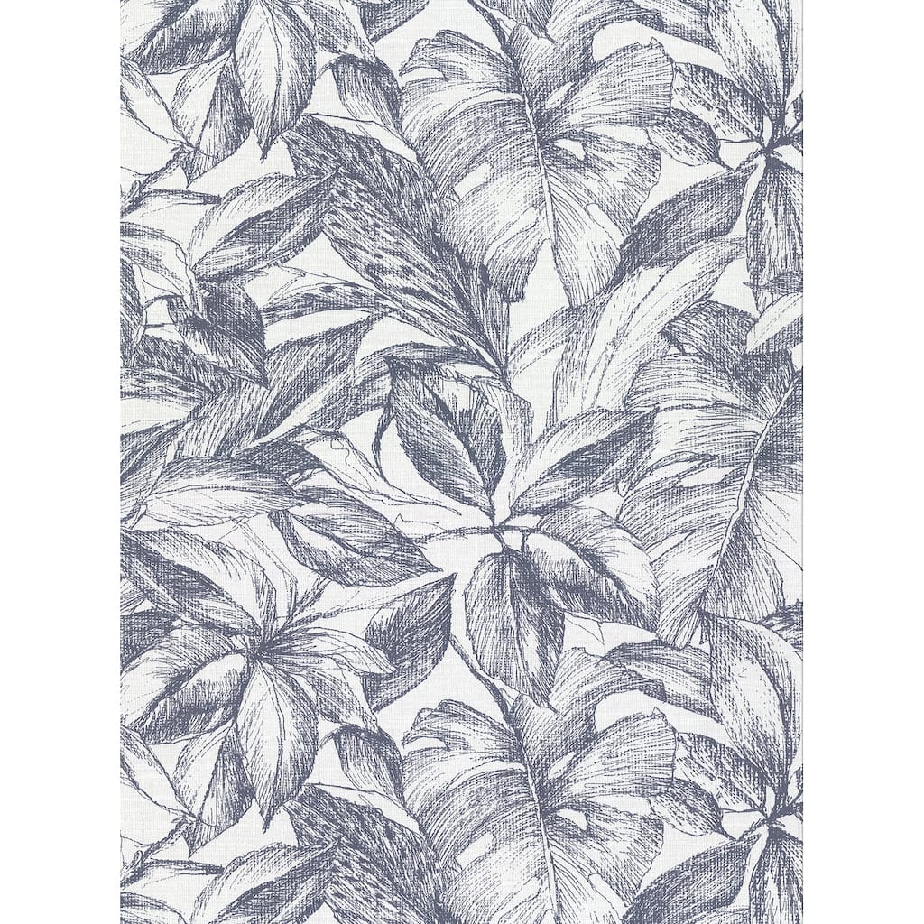 Simone Denim Tropical Wallpaper