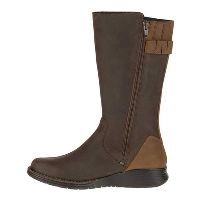 merrell travvy tall boots black