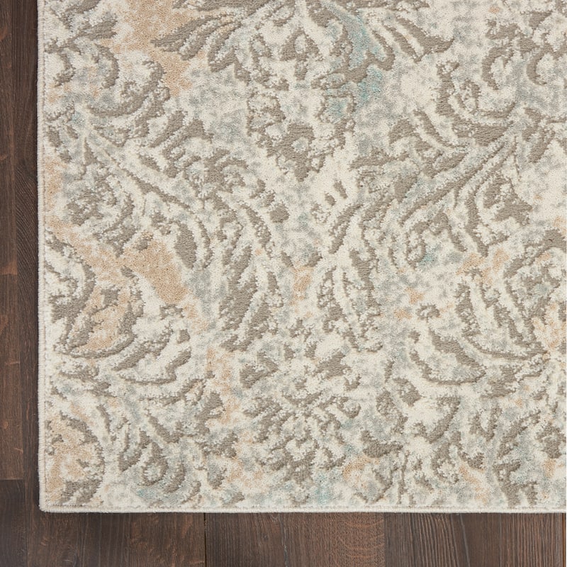 Nourison Soma Contemporary Damask French Country Area Rug