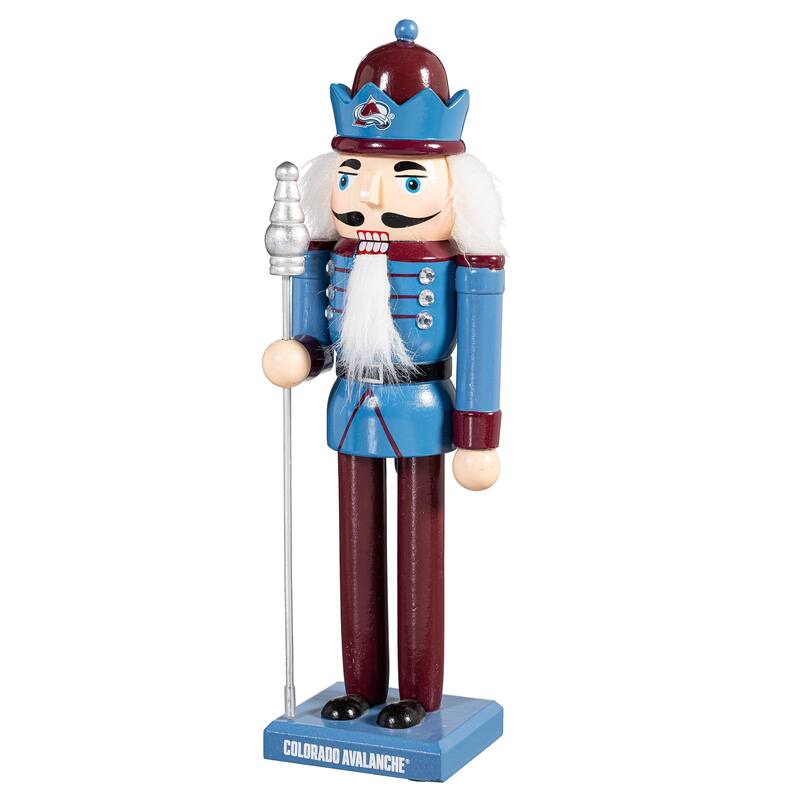 Nutcracker Statue, Colorado Avalanche - 4.53''W x 4.53''H x 13.58