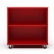 preview thumbnail 15 of 21, Tot Mate Open Single Sided Mobile Storage Locker, Write-on Wipe-off Markerboard Back - 36" Height x 23" Depth