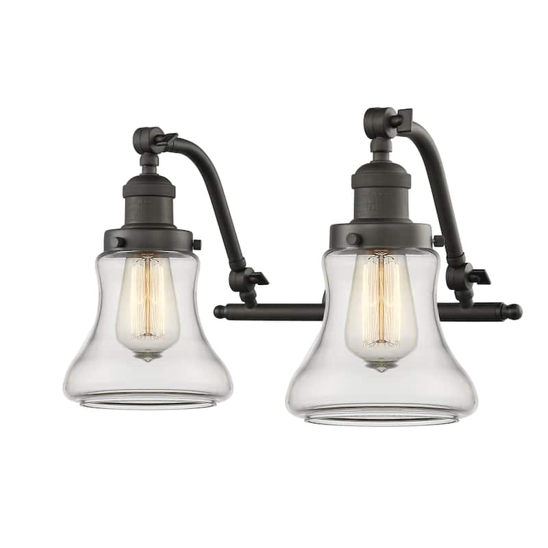 Innovations Lighting Bellmont 2 Light 18" Wide Bathroom Vanity Light - Oiled Rubbed Bronze / Clear
