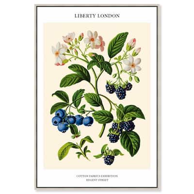 Berries and Blooms II Canvas by Art Remedy