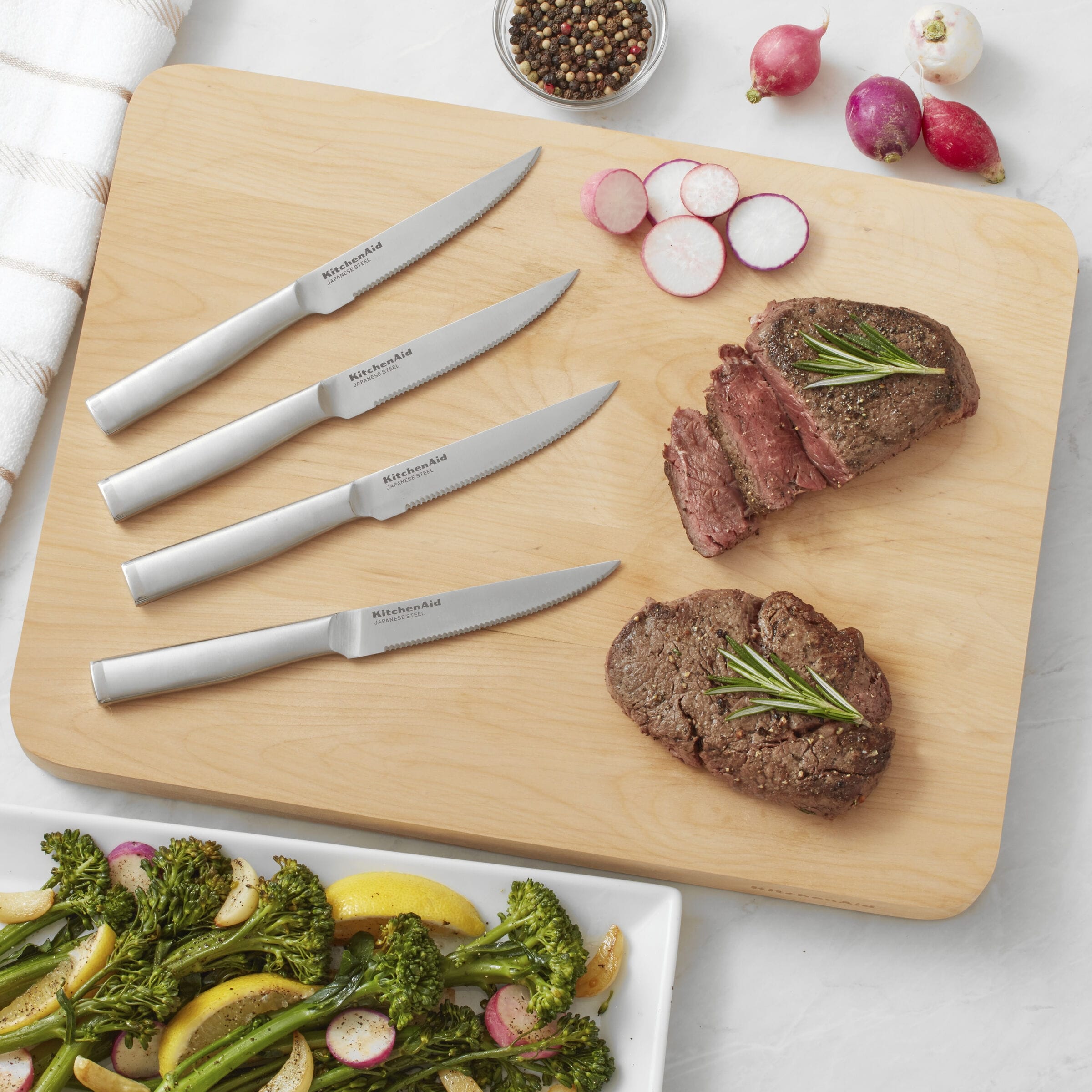 Kitchenaid Gourmet 14-Piece Forged Triple-Rivet Knife Block Set