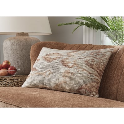 Signature Design by Ashley Aprover Rust/Gray/White Pillow