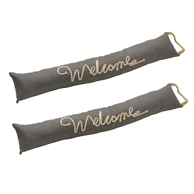 Elements Set of 2 Grey Welcome Draft Dodgers, 33 Inch - N/A