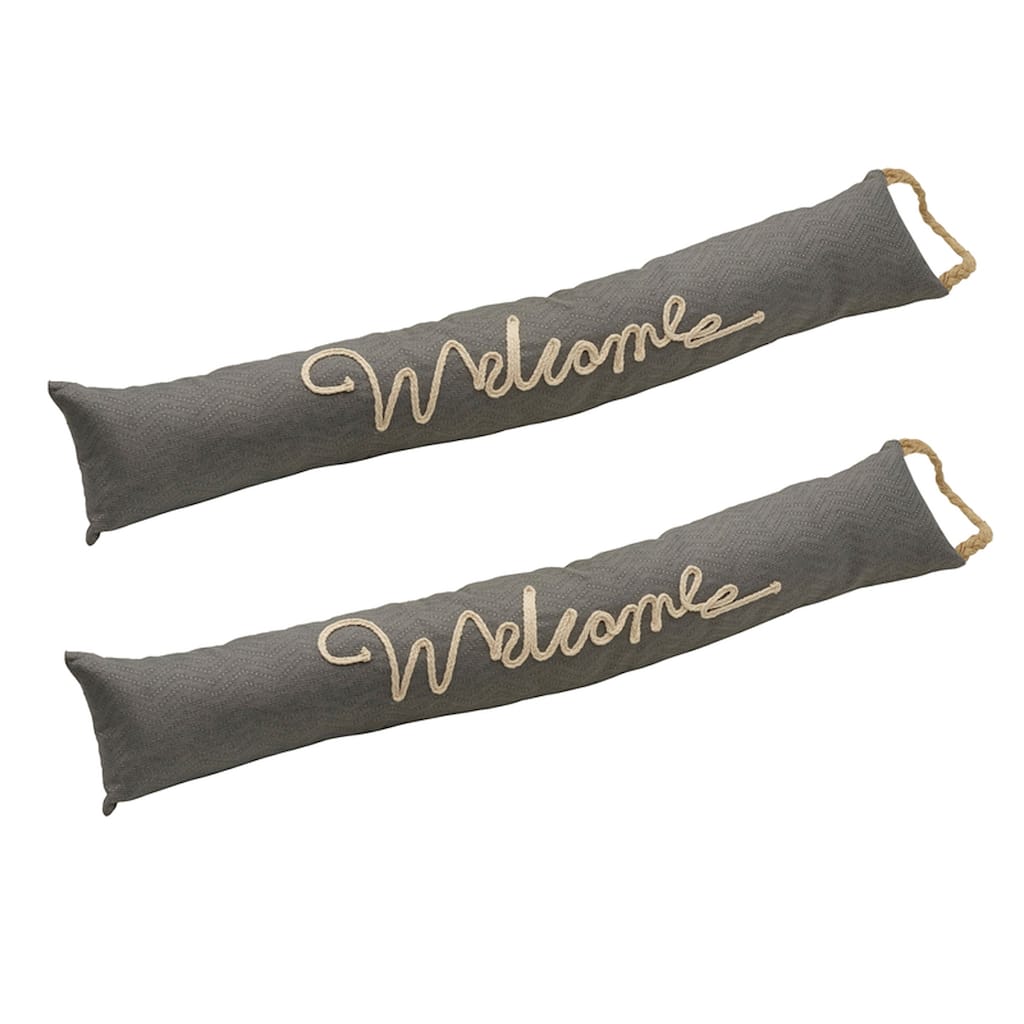 Elements Set of 2 Grey Welcome Draft Dodgers, 33 Inch - N/A