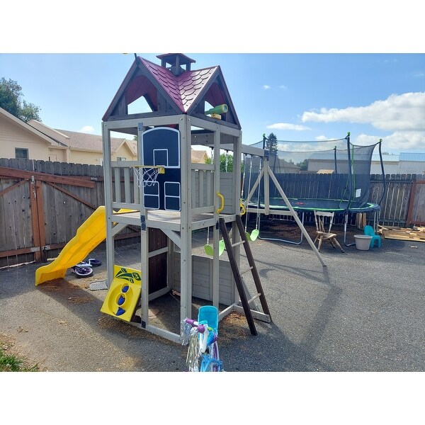 summerhill wooden swing set