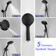 Clihome 5 Spray Patterns 12 in. Wall Mount Dual Shower Heads
