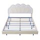 preview thumbnail 14 of 16, Queen Platform Bed with LED and Floral Headboard