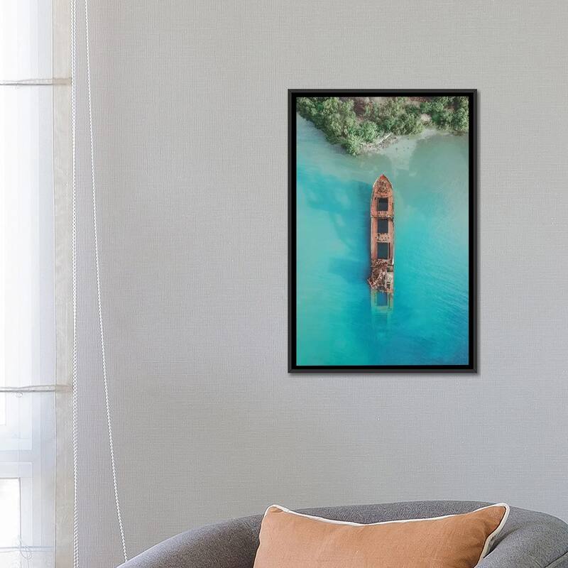 iCanvas "Roatan Island, Honduras I" by Luke Anthony Gram Framed Canvas Print