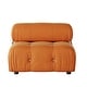 preview thumbnail 7 of 21, Armless Single Sofa Velvet Living Room Chair