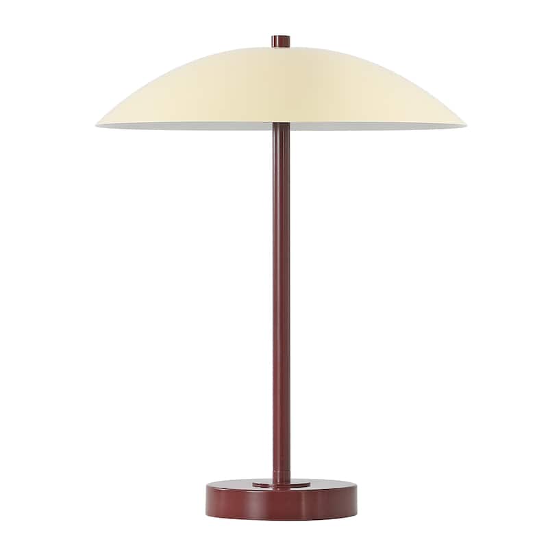 SAFAVIEH Stassi 16-inch Metal Table Lamp (LED Bulb Included) - 13"W x 13"D x 16"H