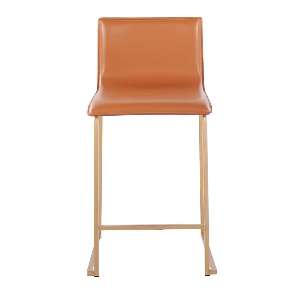 Lumisource Mara 26" Counter Stool in Black- Set of 2 - 19"Lx17.5"Wx34.5"H