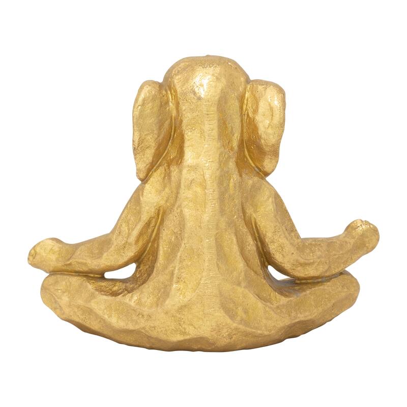 Sagebrook Home Serene Elephant Figurine - 8" x 4" x 6"