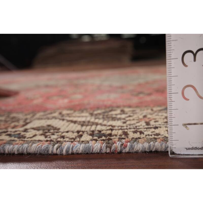 Distressed Tribal Bakhtiari Antique Persian Rug Handmade Wool Carpet - 4'3" x 6'6"