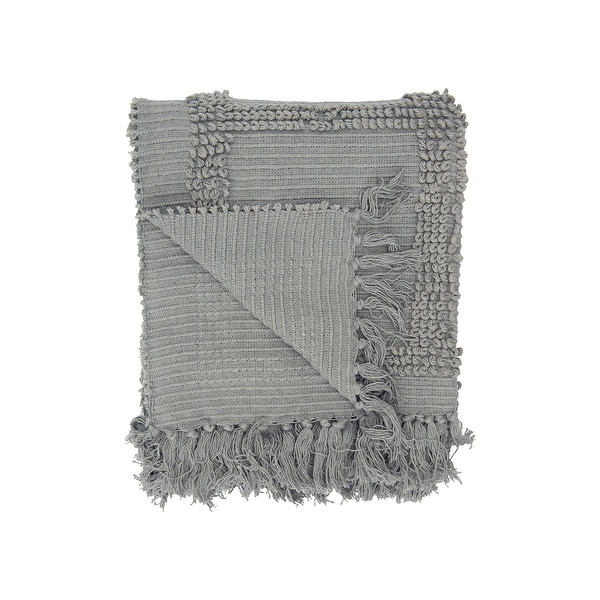 Cotton sales chenille throw
