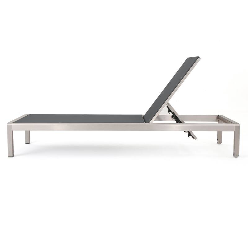 Cape Coral Mesh Chaise Lounges (Set of 2) by Christopher Knight Home