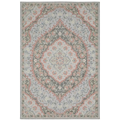 Vista Home Calla Traditional Oriental Indoor/Outdoor Area Rug