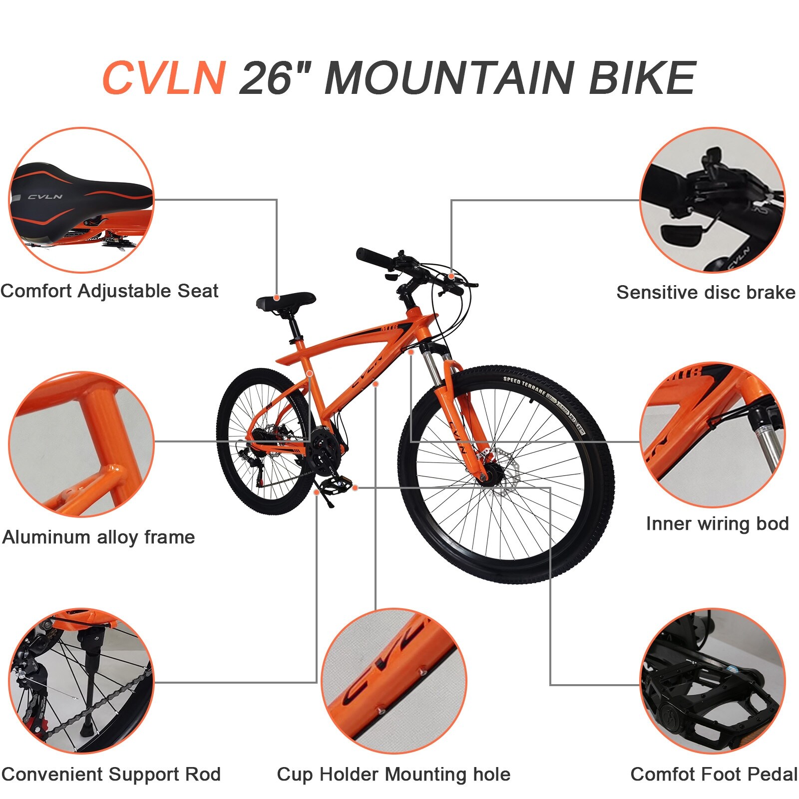 26 inch aluminum mountain best sale bike