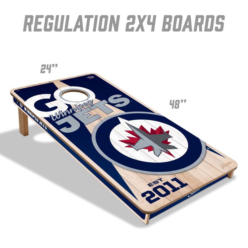 Winnipeg Jets NHL 2x4 Cornhole Board Set