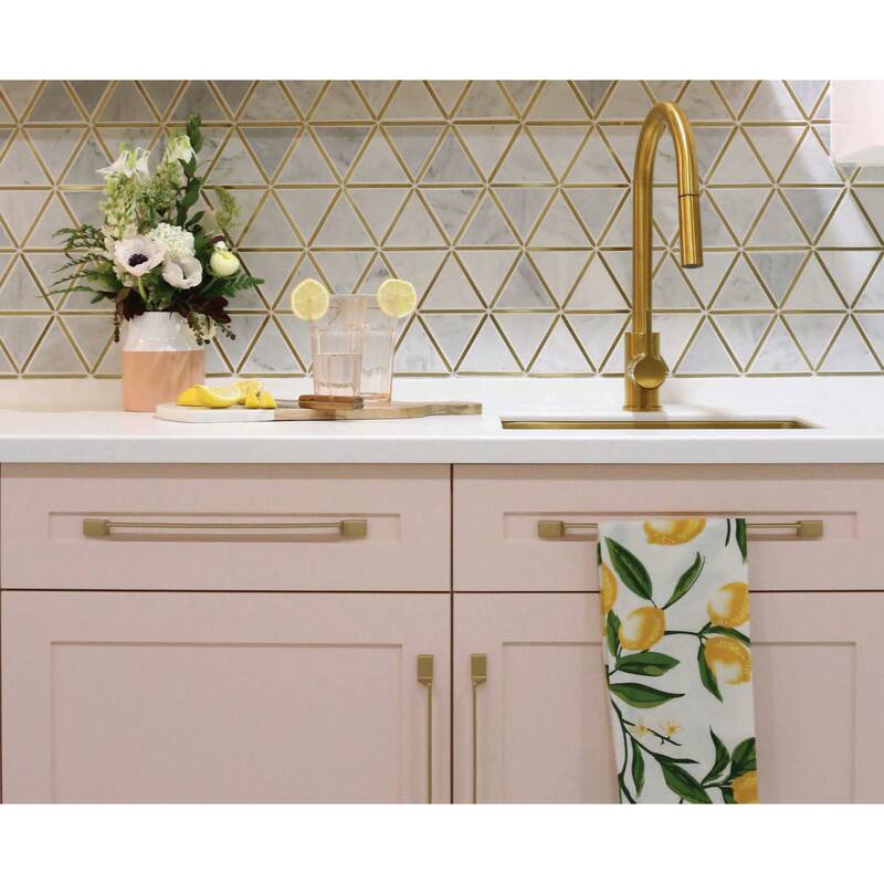 Schaub and Company San Marco 3-3/4" Center to Center Modern Angled