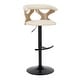 preview thumbnail 59 of 141, Carson Carrington Viby Adjustable Bar Stool with Rounded T Footrest (Set of 2)