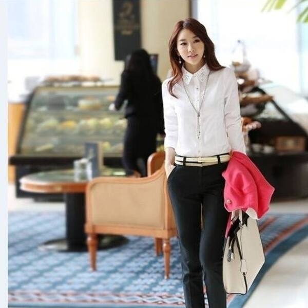 Shop Plus Size Trousers Women Pants Spring Summer Casual Ol Formal