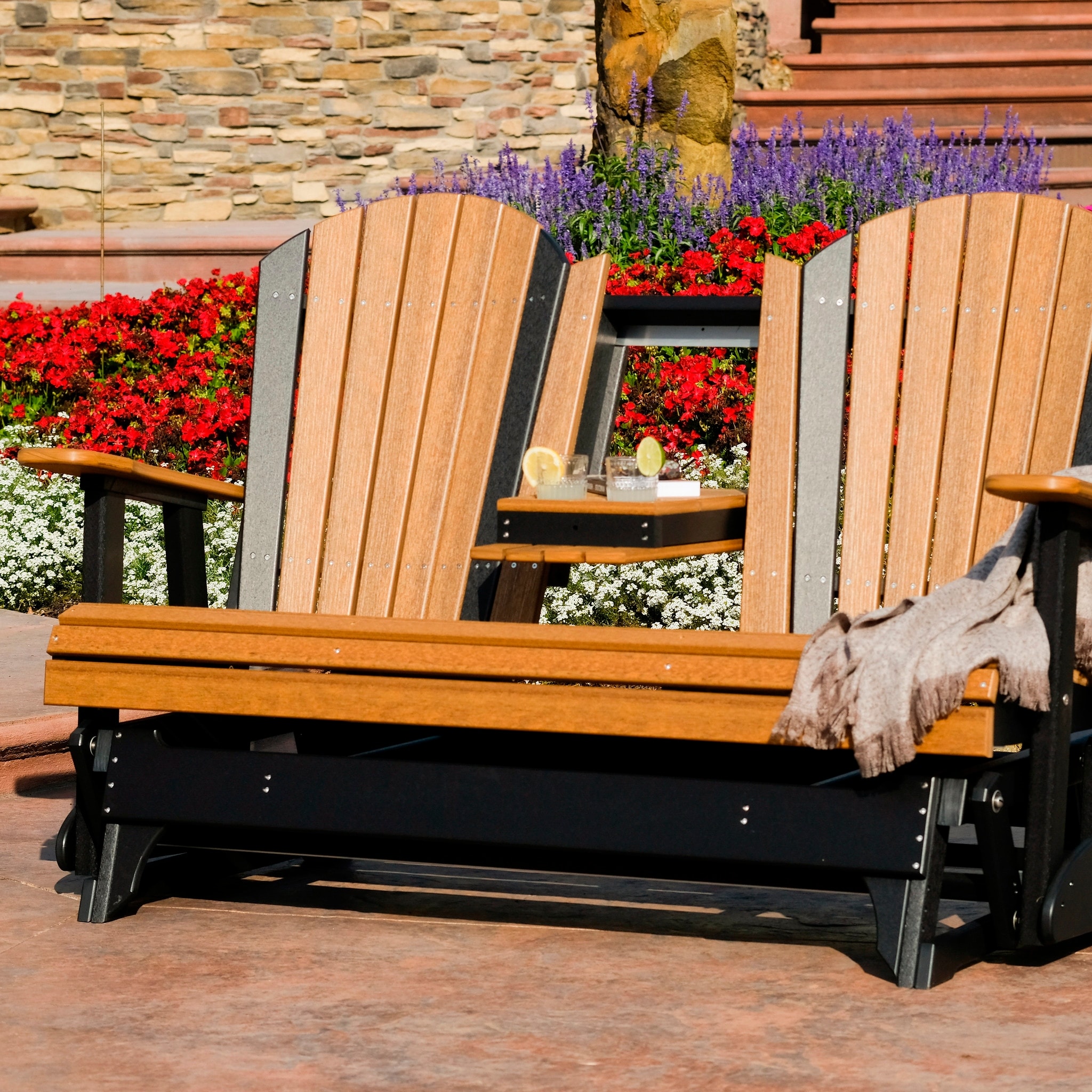 Poly Lumber Adirondack Glider