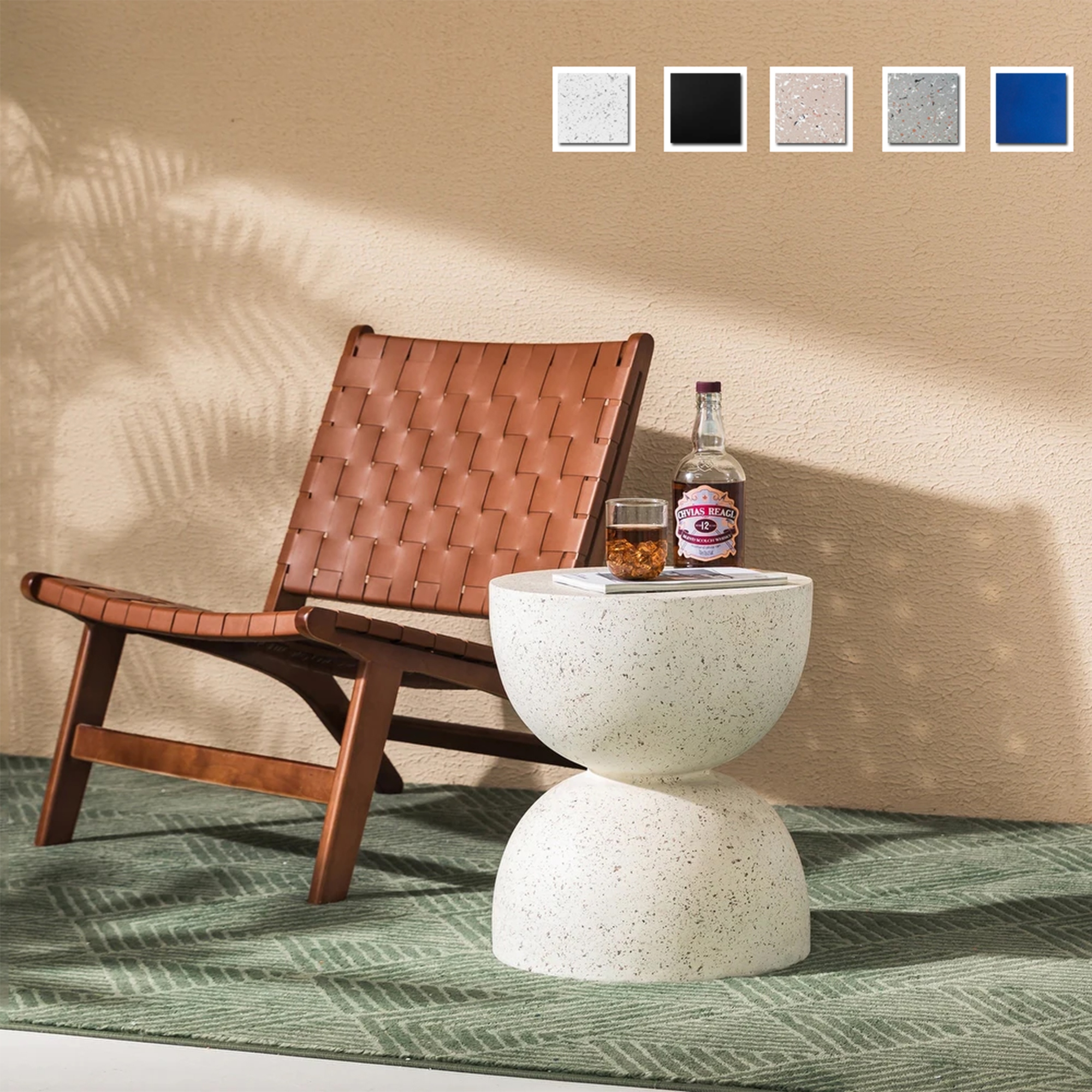 Terrazzo garden shop stool