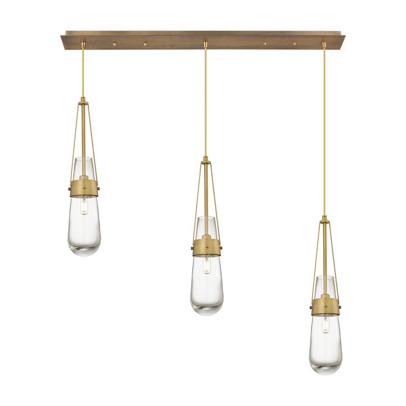 Innovations Lighting Milan - 3 Light 4" Cord Hung Linear Pendant