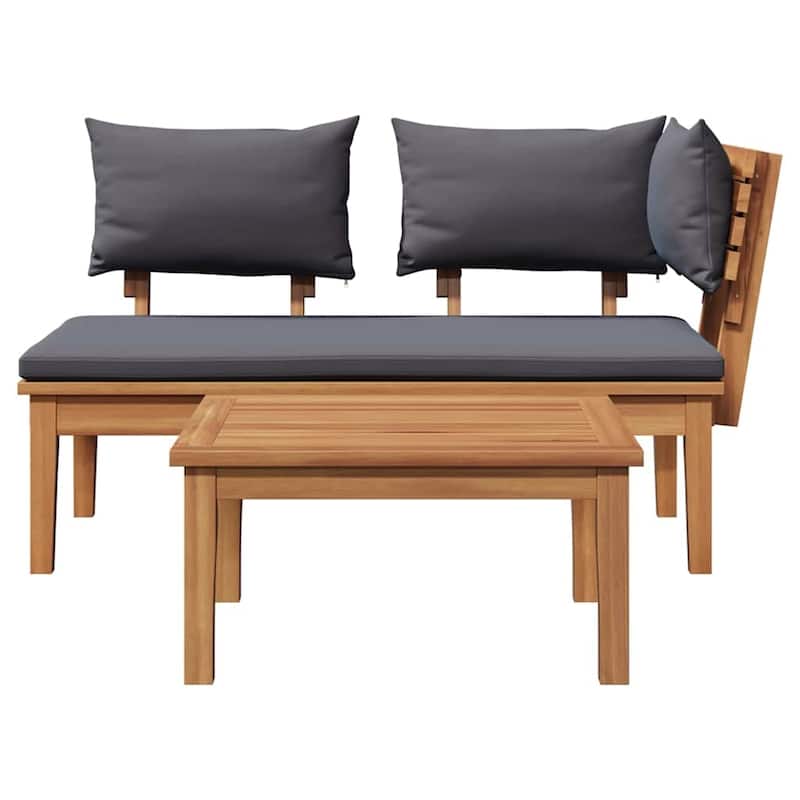 vidaXL Garden Bench Brown Solid Teak wood