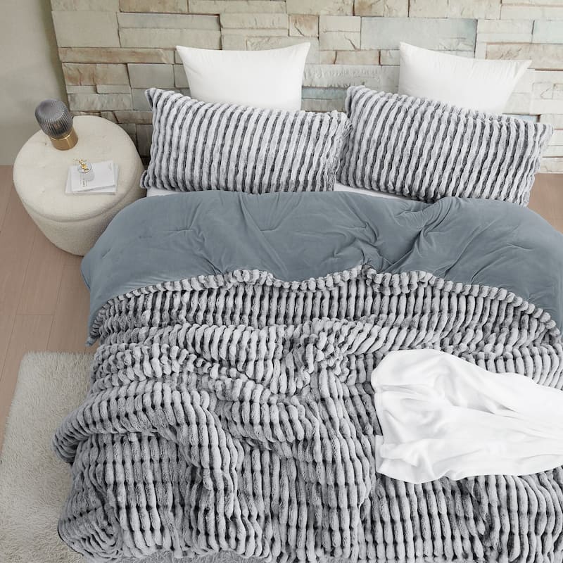 Freezin Waters - Coma Inducer® Oversized Comforter Set - Frosted Navy