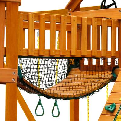 Gorilla Playsets Clatter Bridge Mesh Panels - Safety Net for Swing Sets - 66" W x 0.125" D x 24" H