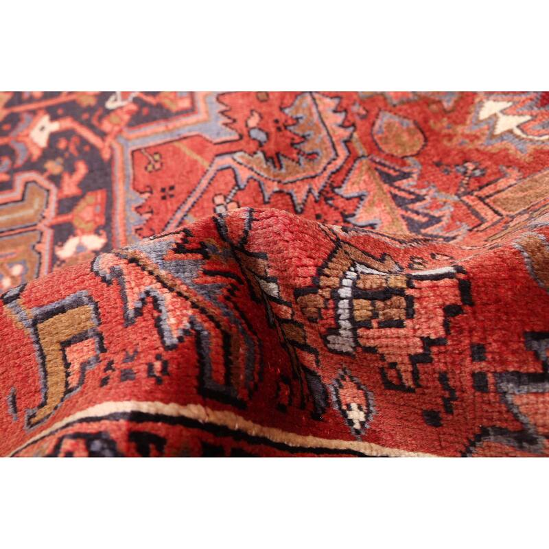 ECARPETGALLERY Hand-knotted Sarabi Red Wool Rug - 7'8 x 11'9