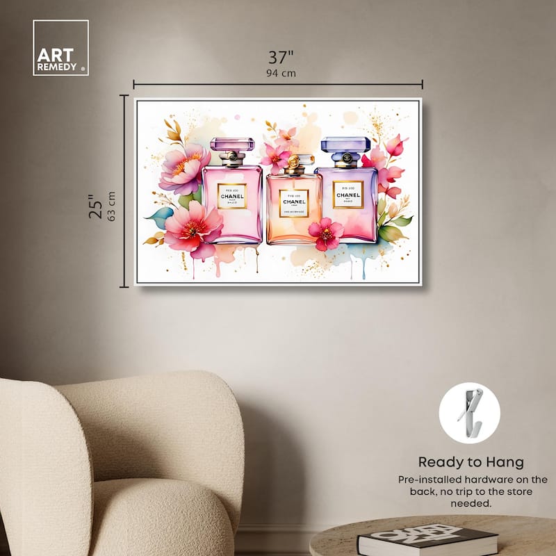 Floral Fragrance Canvas by Art Remedy