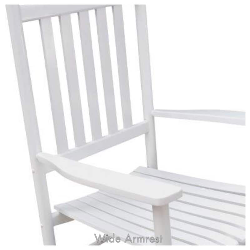 Havana White Rocking Chair
