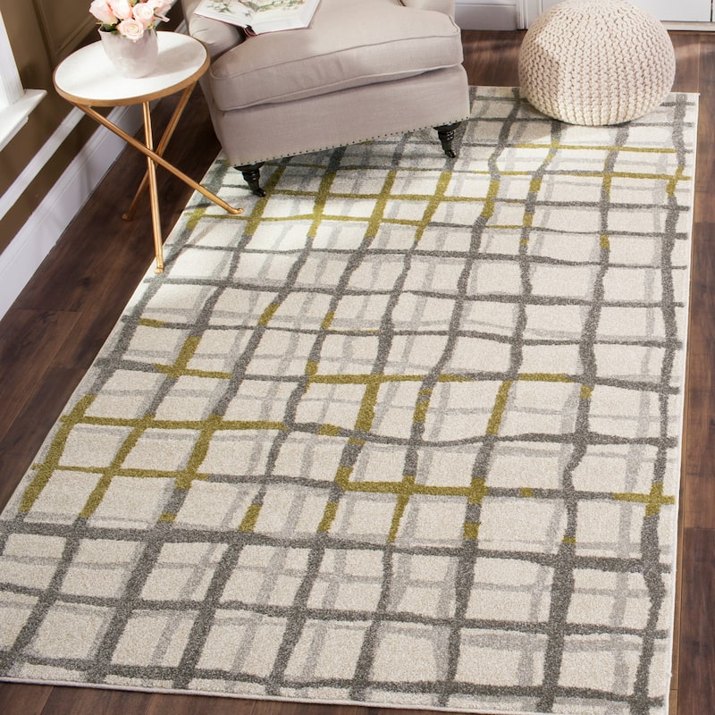 SAFAVIEH Amherst Raimonda Modern Rug - 8' x 10' - Ivory/Light Grey