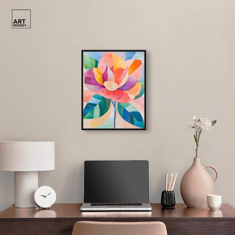 Ail Geofloral I Canvas by Art Remedy