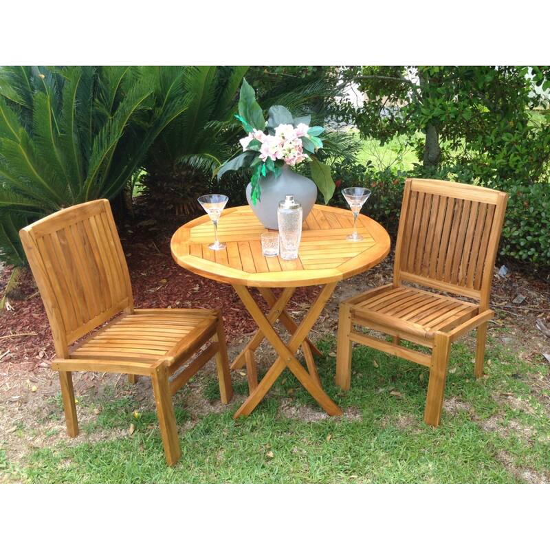 Chic Teak Belize Teak Wood Indoor/ Outdoor Dining Side Chair
