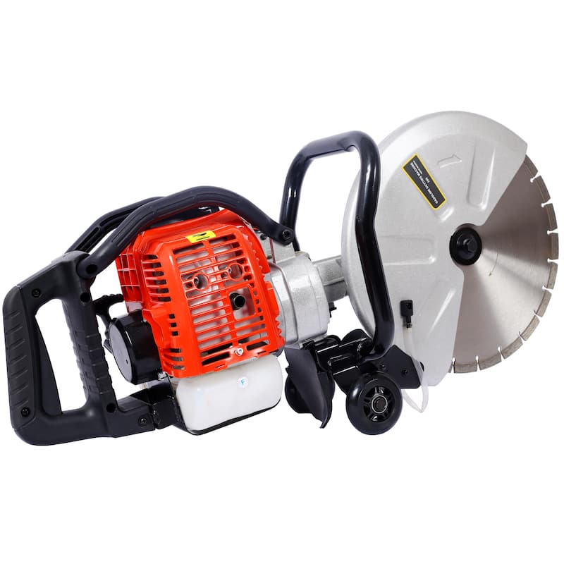 52cc 2 Stroke gas powered concrete Cut Off Saw Gasoline Grinder with blade ,EPA APPROVED